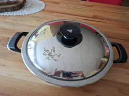 AMC Topf mit Deckel und Siebeinsatz 28cm gebraucht