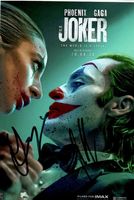 JOKER 2 FOLIE À DEUX Joaquin PHOENIX Lady GAGA / AUTOGRAMME