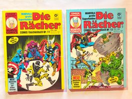 Marvel Die Rächer Comic-Taschenbücher Nr. 11&12, Top Zustand
