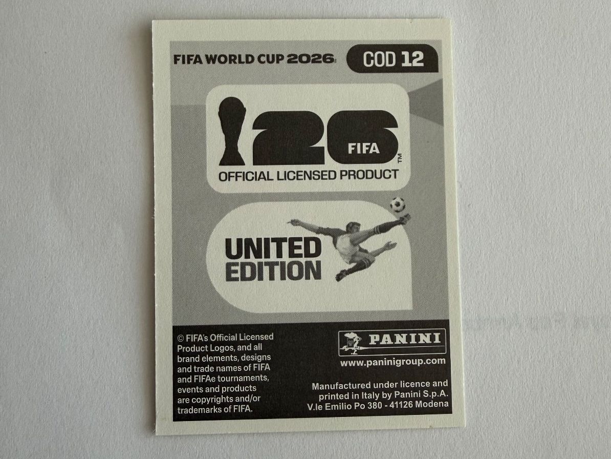 Panini Carte collezionabili: Sadiki COD12 - Panini CH Edition WM 2026 – Nuovo (secondo la descrizione) da Grenchen venduto da nicus_aveiro 1