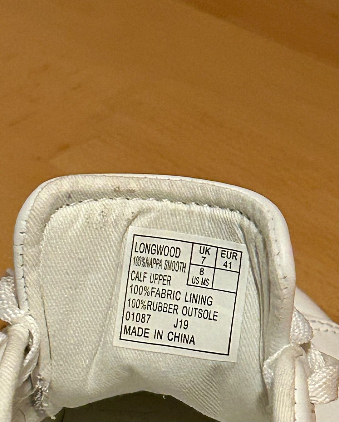 Chaussures hommes: Herrenschuh, weiss, Gr. 41 – Neuf (Voir description) à Rothrist par Hoflinger 2