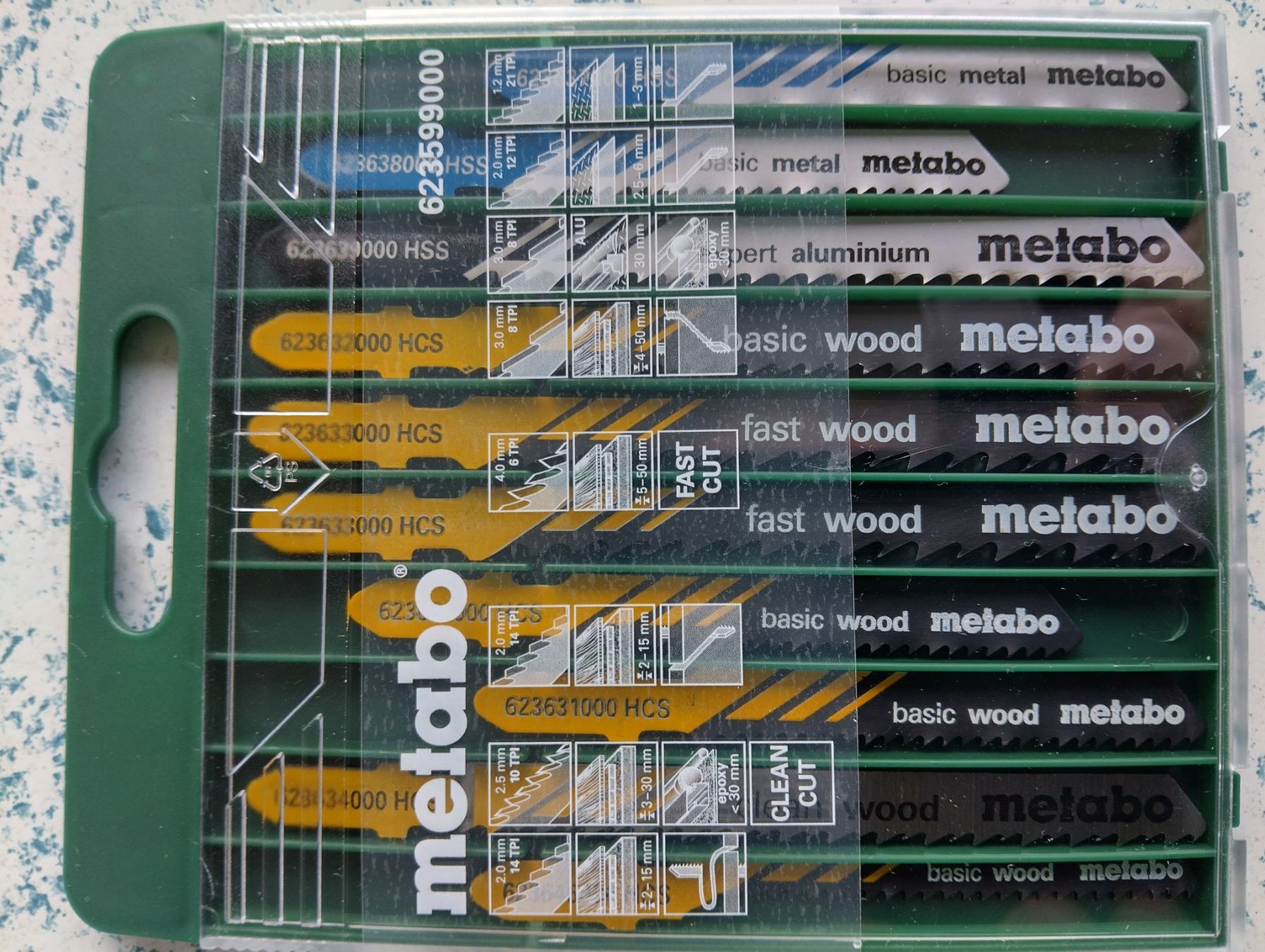 Metabo Seghe: Stichsägenblätter – Nuovo e nell'imballaggio originale da Näfels venduto da Mboenis