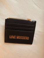 Kartenetui LOVE MOSCHINO Leder schwarz neuwertig