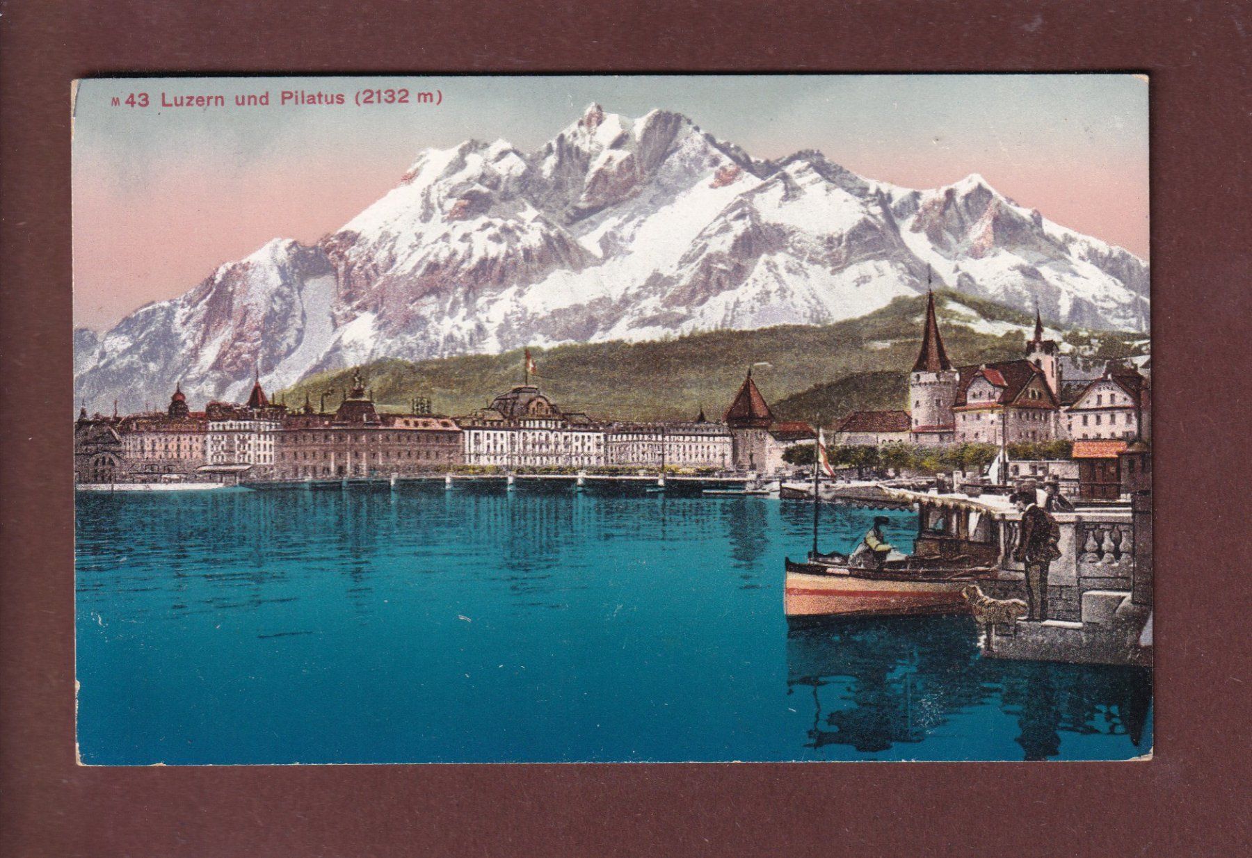 Cartoline postali: LUZERN - Pilatus – Usato da Pully venduto da nicecards