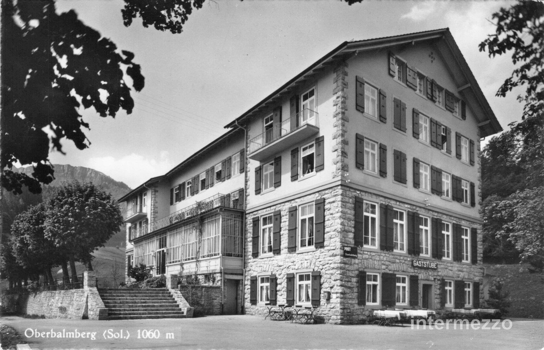 Cartoline postali: Oberbalmberg SO // Hotel Kurhaus – Usato da Basel venduto da intermezzo12
