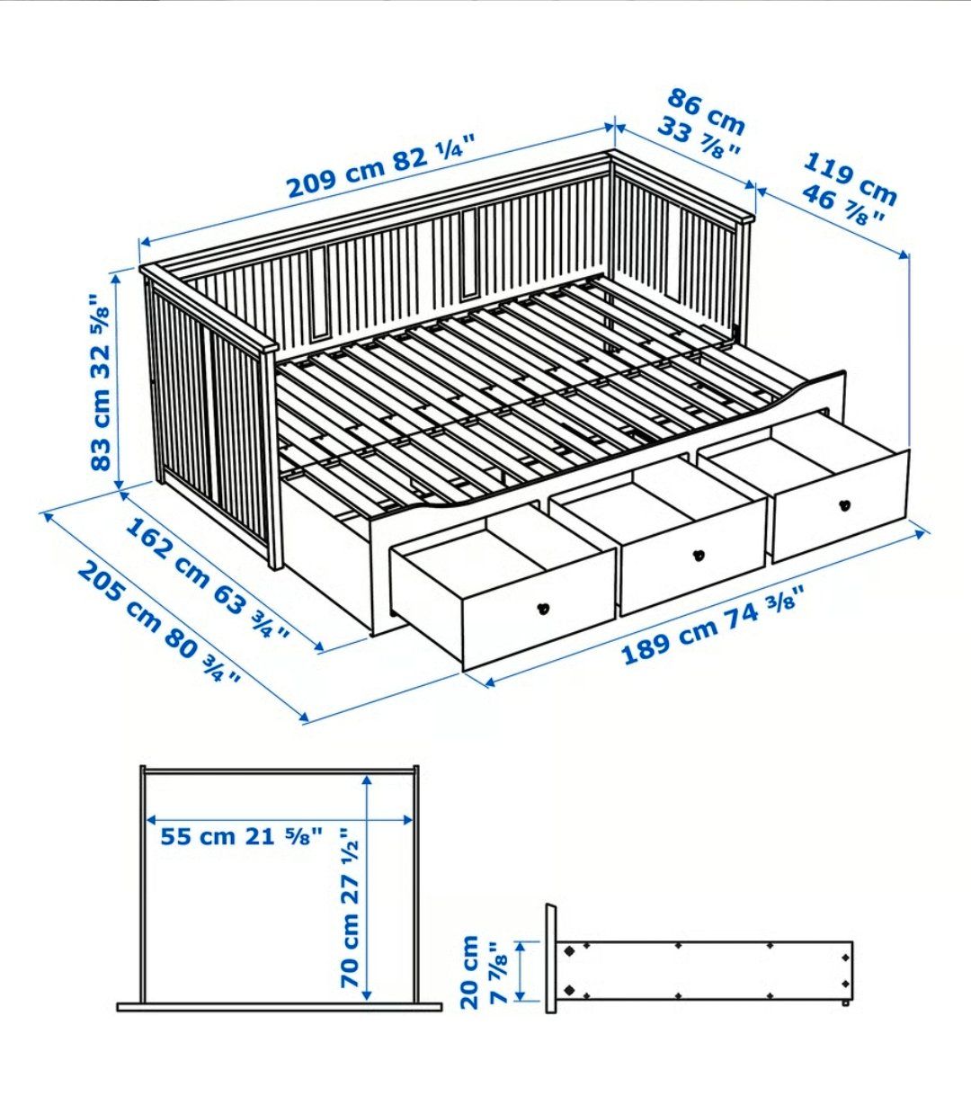 Ikea Betten: Ikea Ausziehbett - HEMNES – Gebraucht aus Bern von jul_k6nz 1