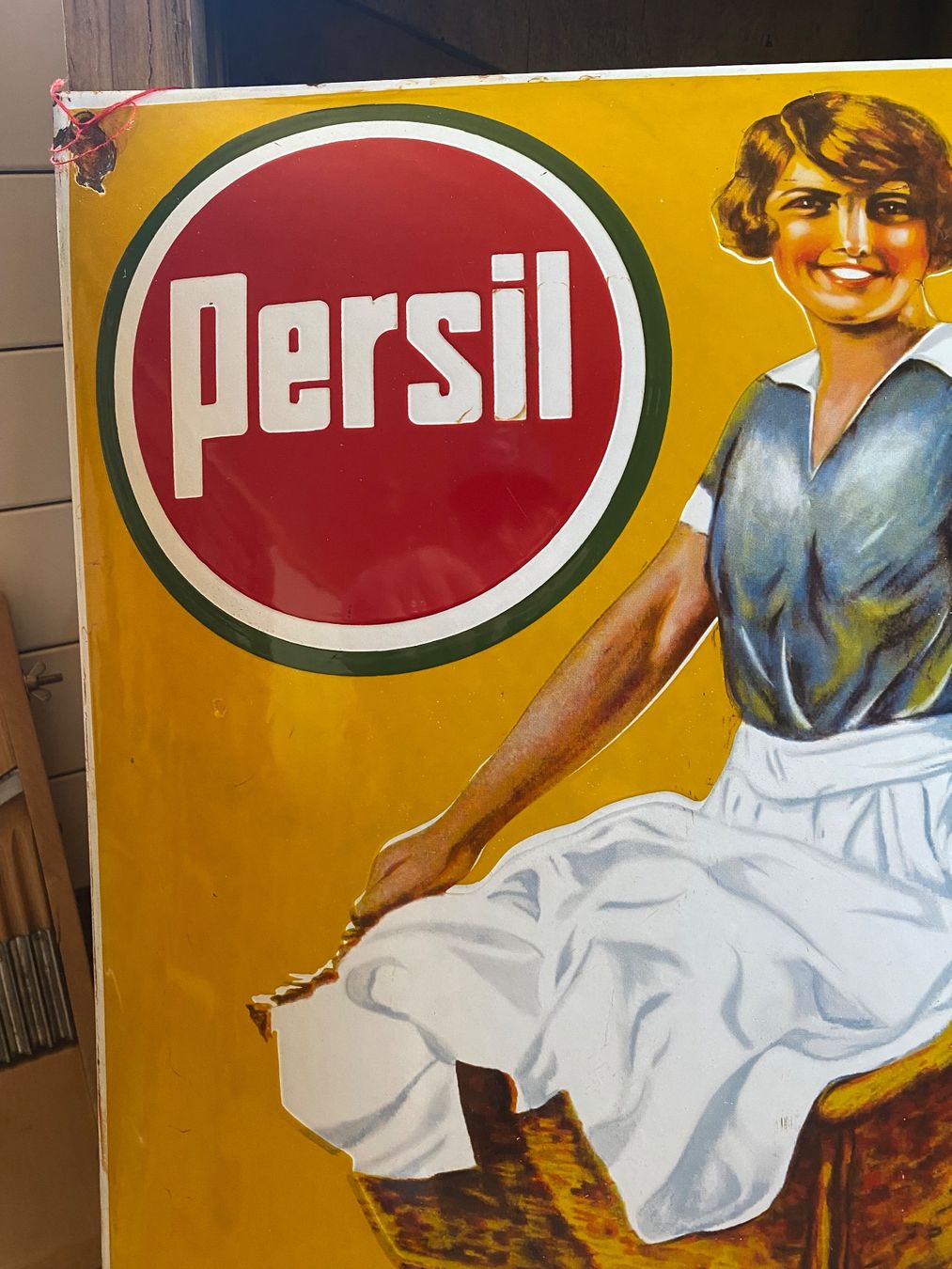 Persil Insegne: Emaillschild – Usato da Lenk im Simmental venduto da gwustu 1