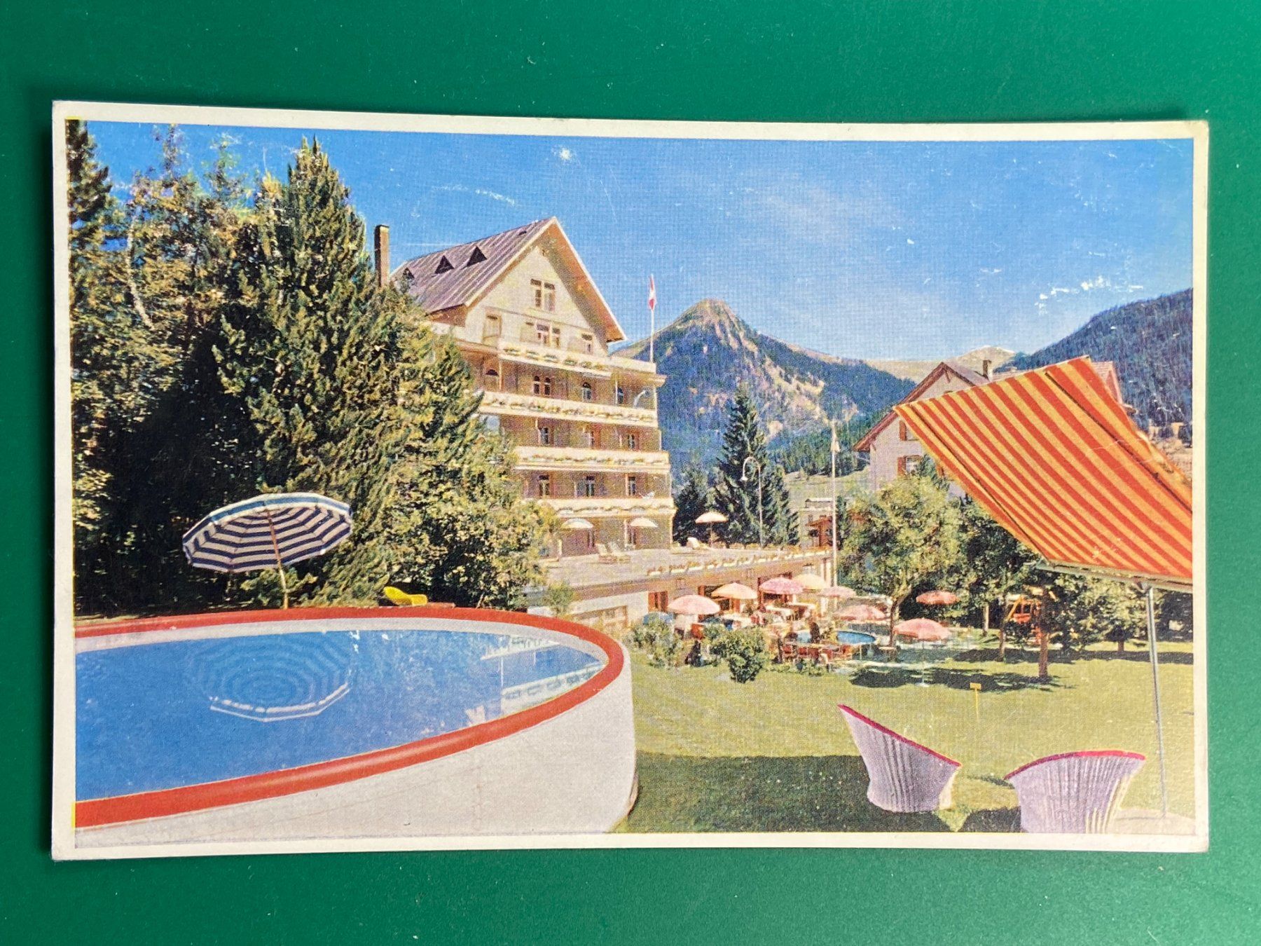Ansichtskarten: Davos-Dorf - Sporthotel Meierhof – Gebraucht aus Steg VS von danwer74