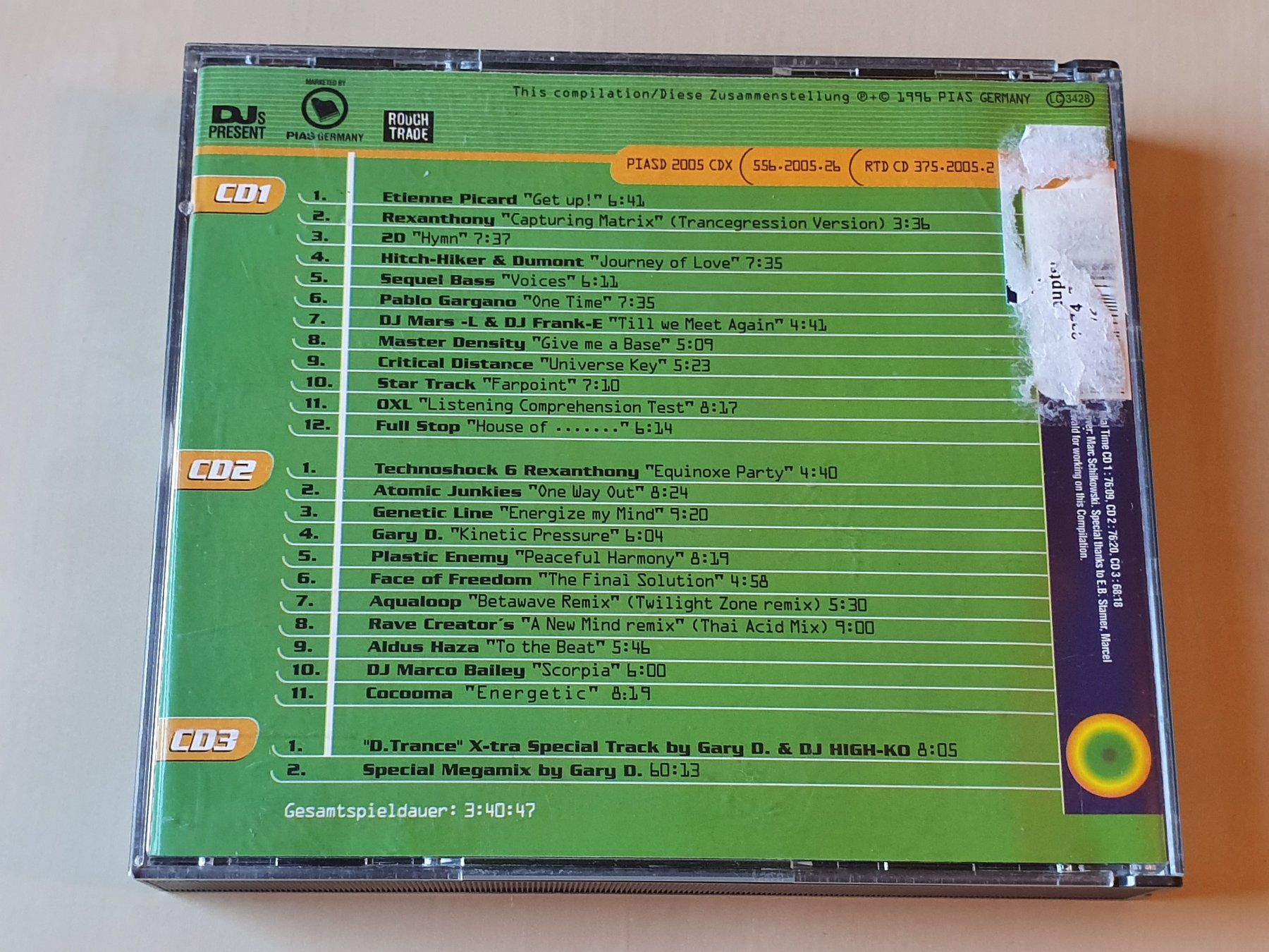 CD: D.Trance 3 Gary D. – Usato da Stansstad venduto da collectorsshop 1