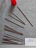 17x  Nähnadeln    Stick - Nadeln       Edelstahl