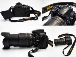 Nikon D5300 + AF-S Nikkor 18-105mm VR - exzellenter Zustand
