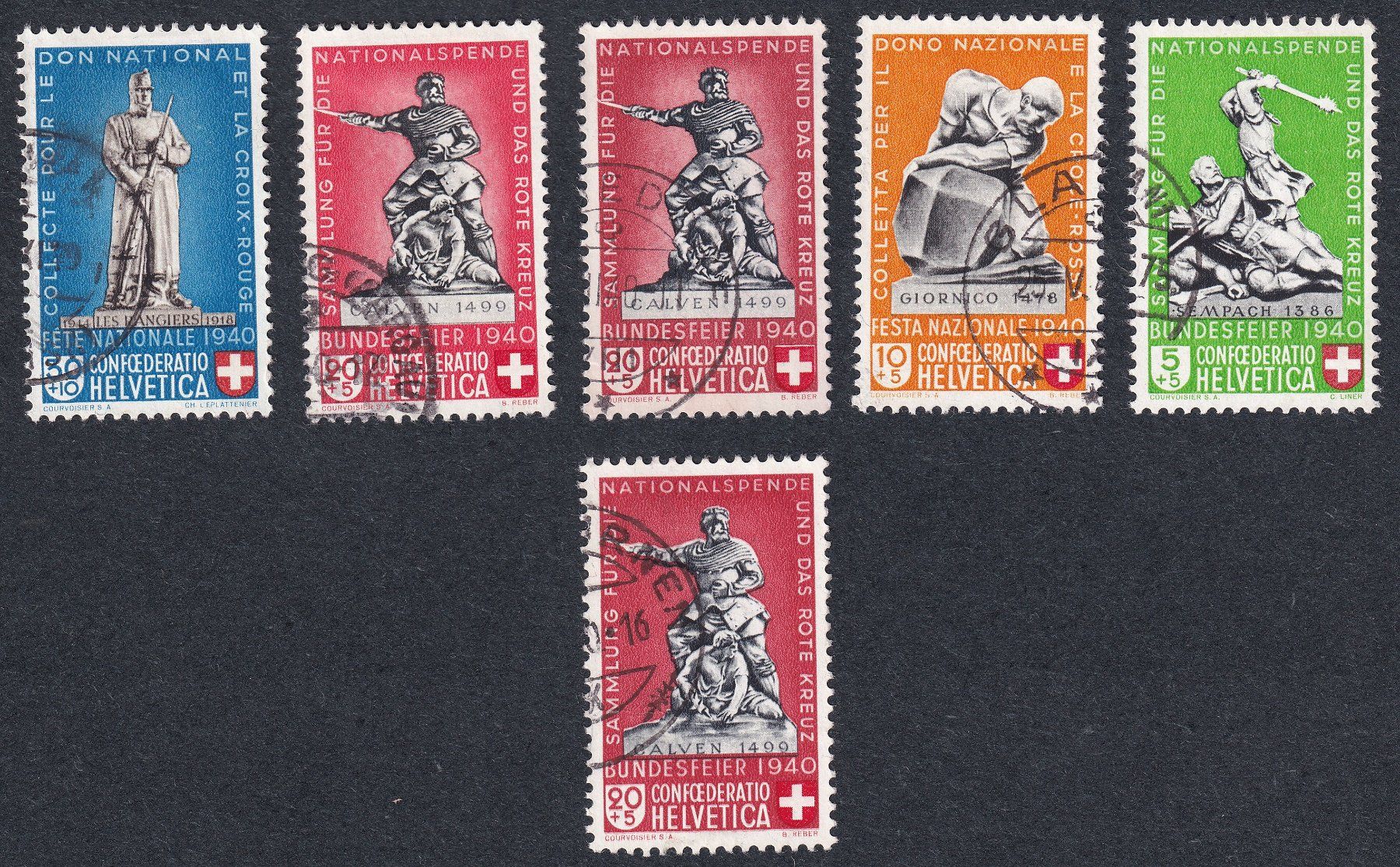 Tous les timbres: Pro Patria 1940 – D'occasion à Rotkreuz par sheyenne72