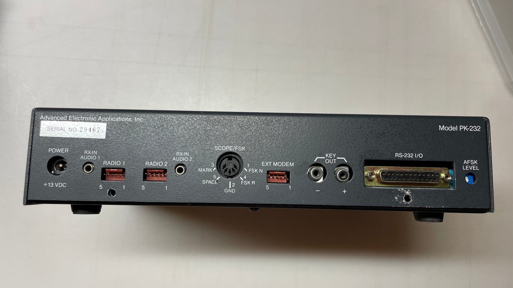 Composants électroniques: AEA PAKRATT Model PK-232 Multi-Mode Data Controller – D'occasion à Glattfelden par cybermaxx 4