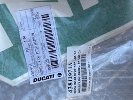 Ducati Aufkleber rechts INFOSTRADA NEU