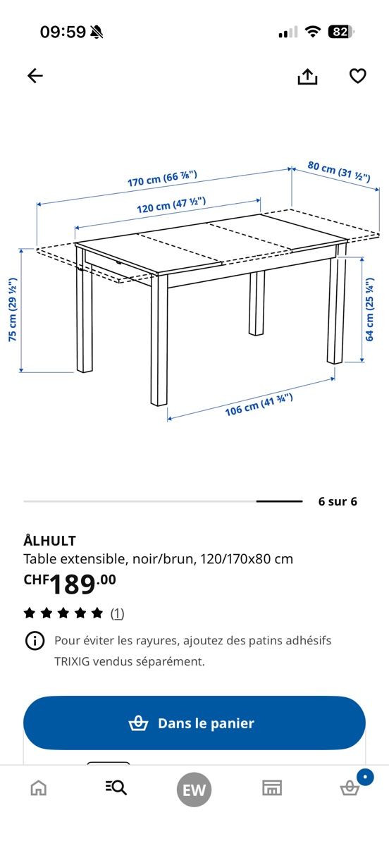Ikea Tischset: Table + 4 chaises – Gebraucht aus Dully von emi_hg66 3