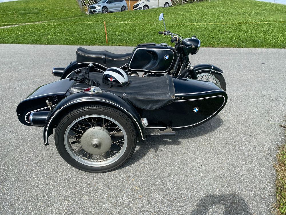 BMW R69S mit Seitenwagen, Oldtimer Motorrad (Usato) a Waldstatt