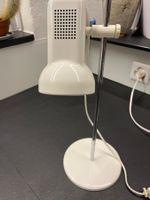 Tischlampe weiss Chrom Lampe verstellbar