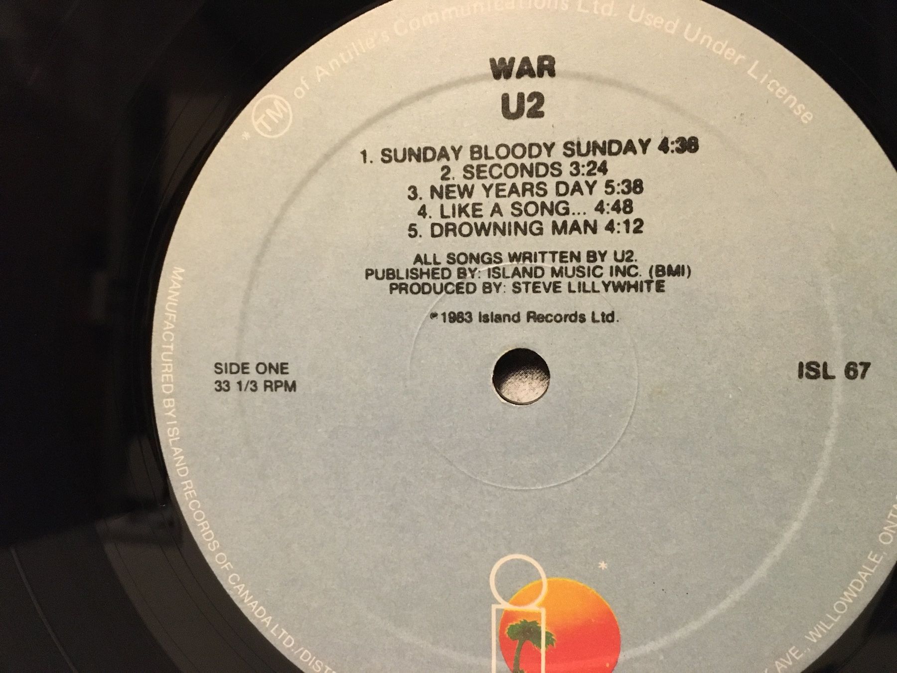 Dischi in vinile: Schallplatte - U2 - WAR - Island Records - 1983 – Usato da Andwil SG venduto da Rainboli 8