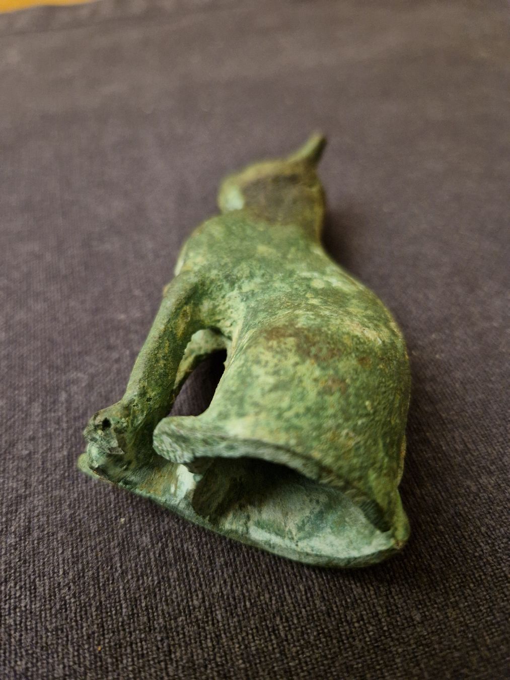 Statuette: Katzenfigur aus Gusseisen – Usato da Fislisbach venduto da mka_km8f 3