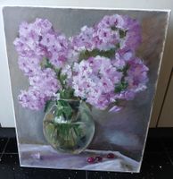Flammenblumen, Gemälde, Öl/Leinwand