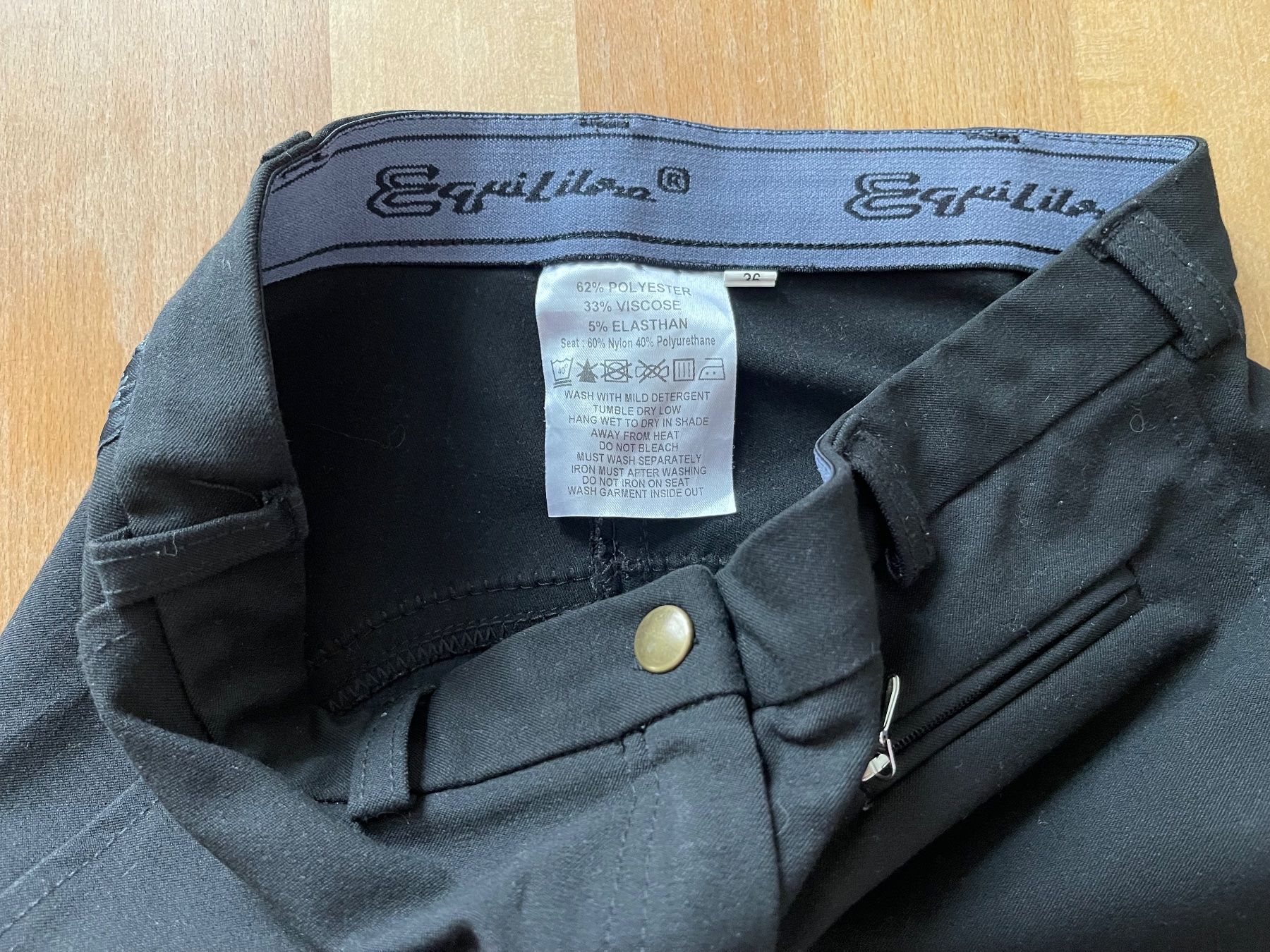 Hosen: Damen-Reithose von Equilibre Gr. 36 schwarz – Gebraucht aus Meggen von tulipe21 4