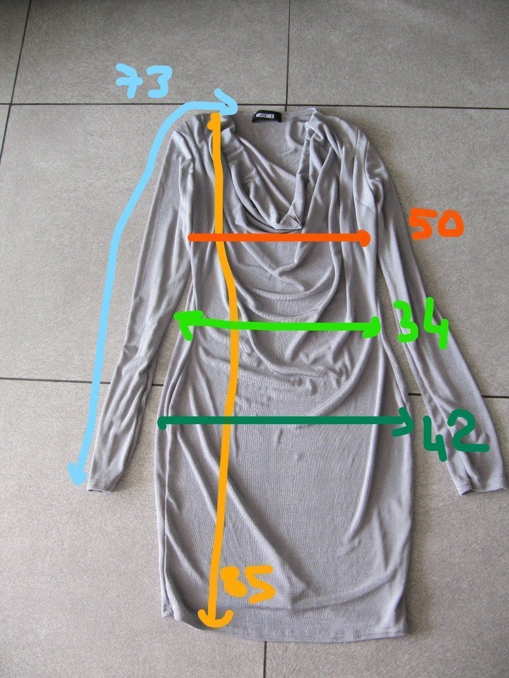 Vestiti & Gonne: robe fourreau en argent MISSGUIDED Gr. 38 – Nuovo (secondo la descrizione) da Arbedo venduto da nadia1973 1