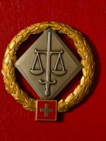 Militar Polizei Abzeichen Médaille de beret Militar Justiz