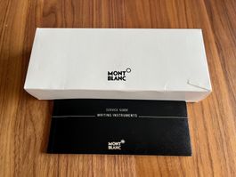 Montblanc box pour stylo avec sa notice