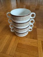 4 Vintage Suppentassen Duraline England 80er | Gastro
