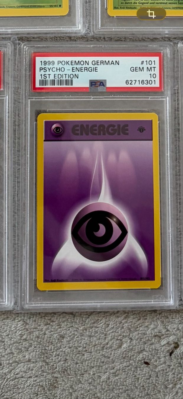 Pokémon Carte collezionabili: Psycho Energie 1. Edition PSA 10 – Usato da Kesswil venduto da tim_t2rm