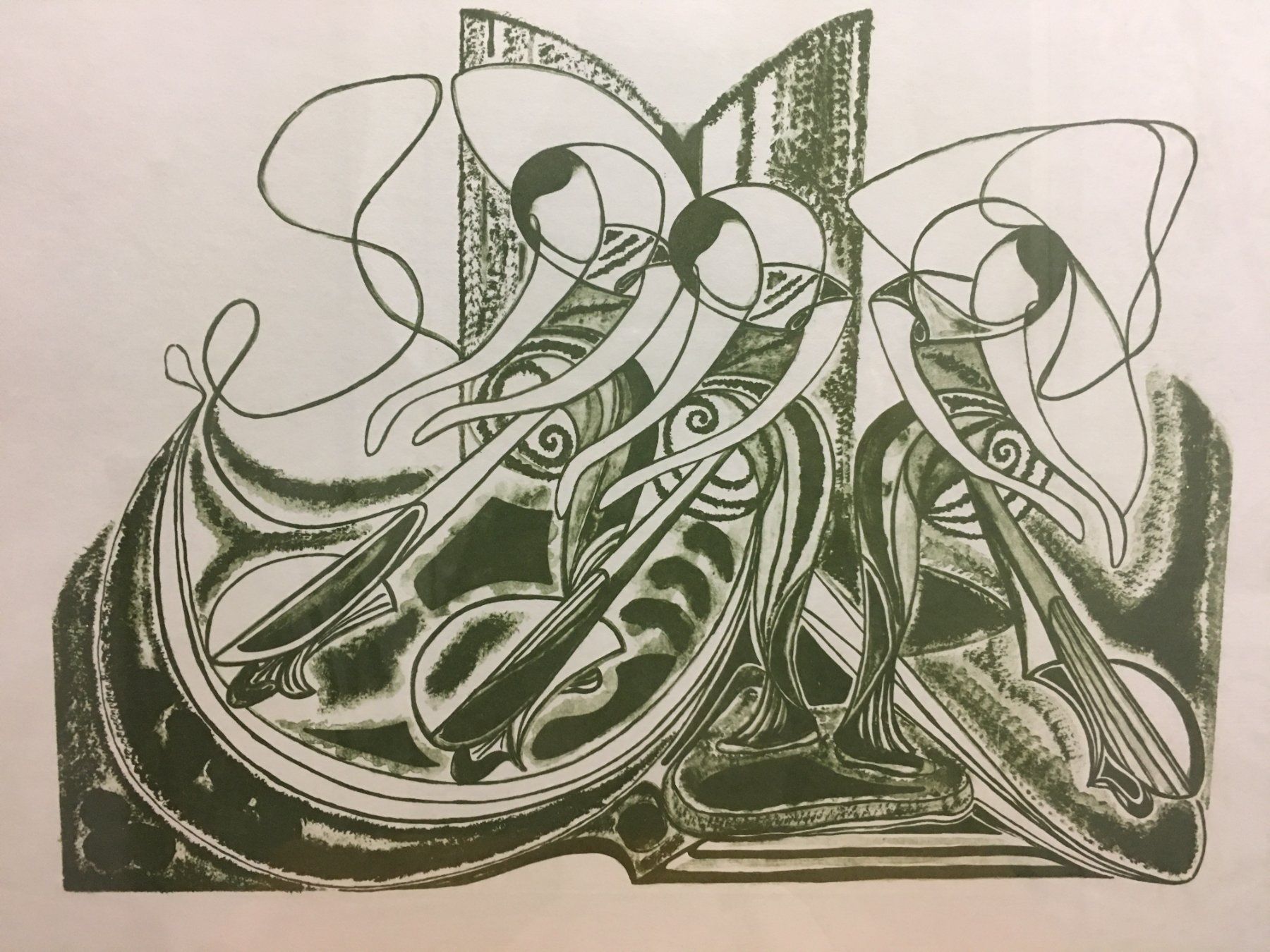 Grafica & Litografie: Litho von Cathrine Flückiger  1981 – Usato da Zürich venduto da Nofelet31 5