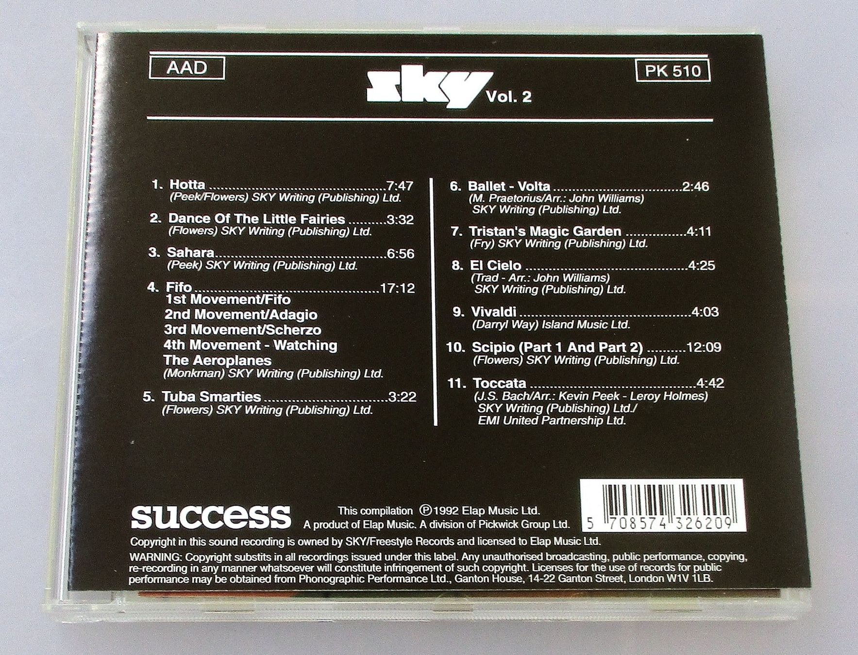 CD: SKY - Vol. 2 – Usato da Wattwil venduto da Muriel11 1