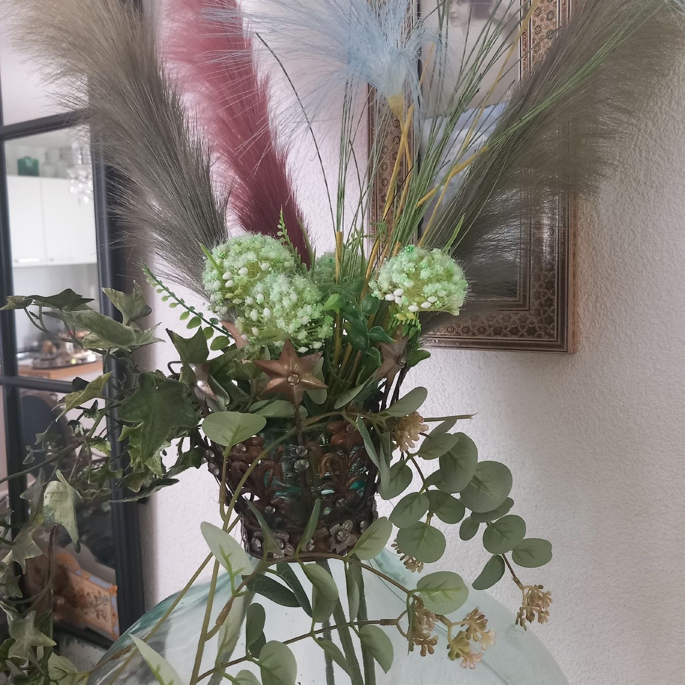 Vasi & Recipienti: XL Flaschen Bodenvase aus Glas , / H- 67cm. – Usato da Aegerten venduto da gismolini 8