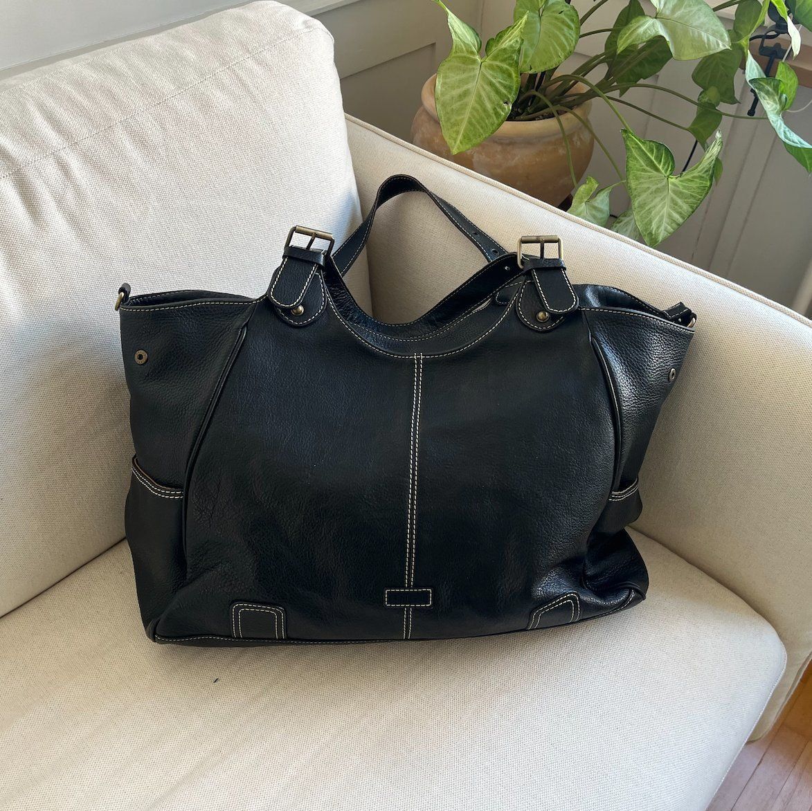 Borse: Grosse Ledertasche von EM-EL – Usato da Schaffhausen venduto da Kaffee_und_Kuchen