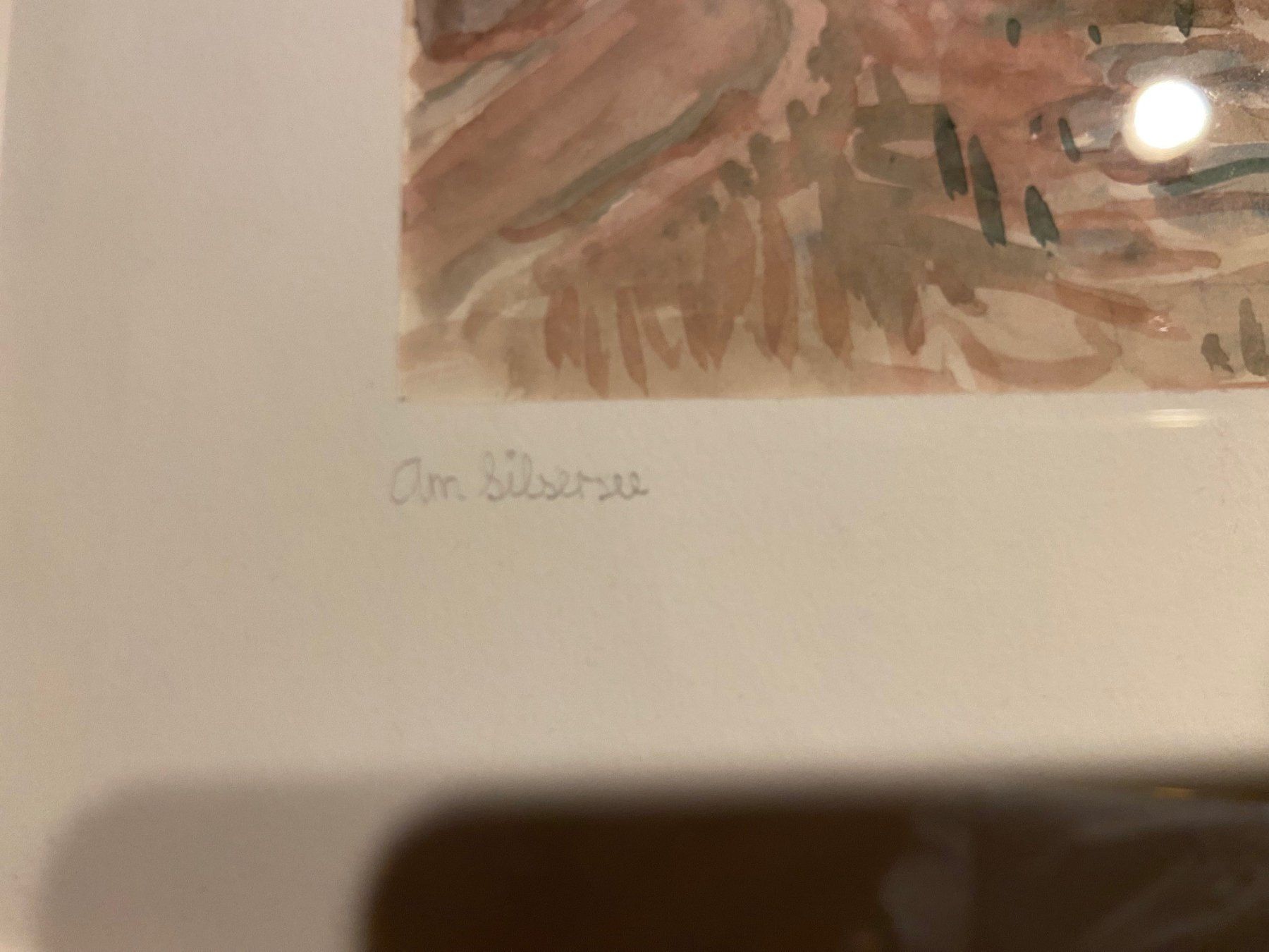 Dipinti: Leonhard Meisser Aquarell 1902 - 1977 – Usato da Chur venduto da Kunst-Chur 1