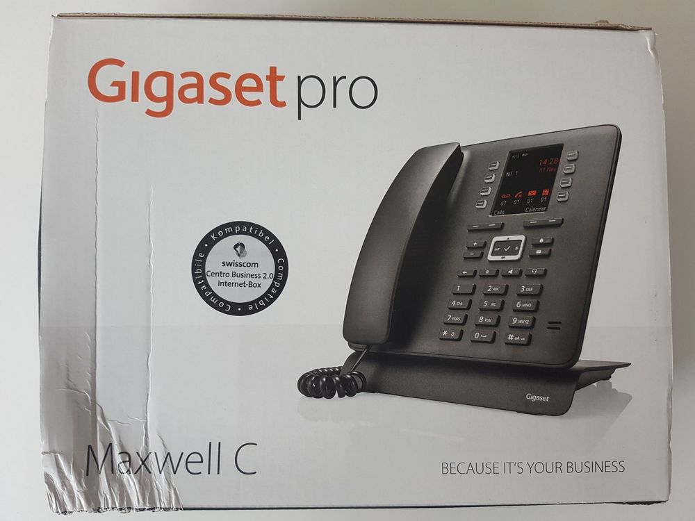 Téléphone VoIP Gigaset Maxwell 3 - Écran TFT couleur 3,5 pouces - Son