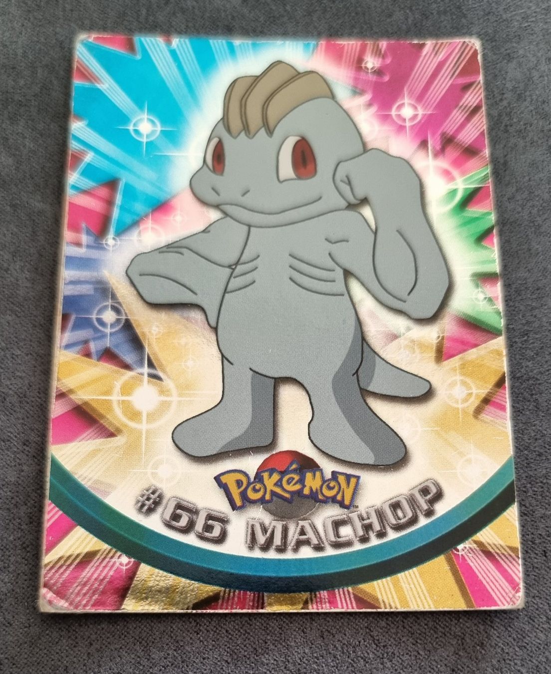Pokémon Sammelbilder & Trading cards: Pokémon Topps Holo blau #66 Machop / Machollo – Gebraucht aus Roggwil BE von S_Cards 2