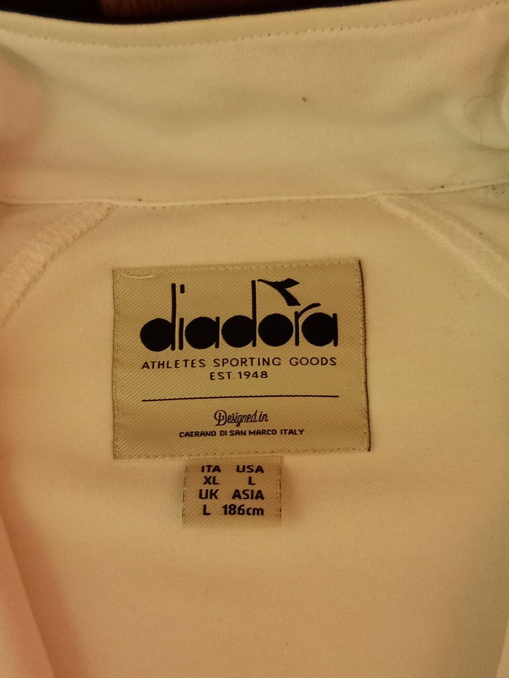Maillot Hauketo IF 2019 – Diadora, Vert, Taille M, Numéro 17, Occasion
