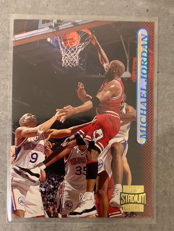 michael jordan topps stadium club frequent flyers