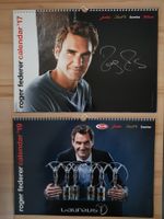 2 Roger Federer Kalender 2017 (signiert)  und 2019