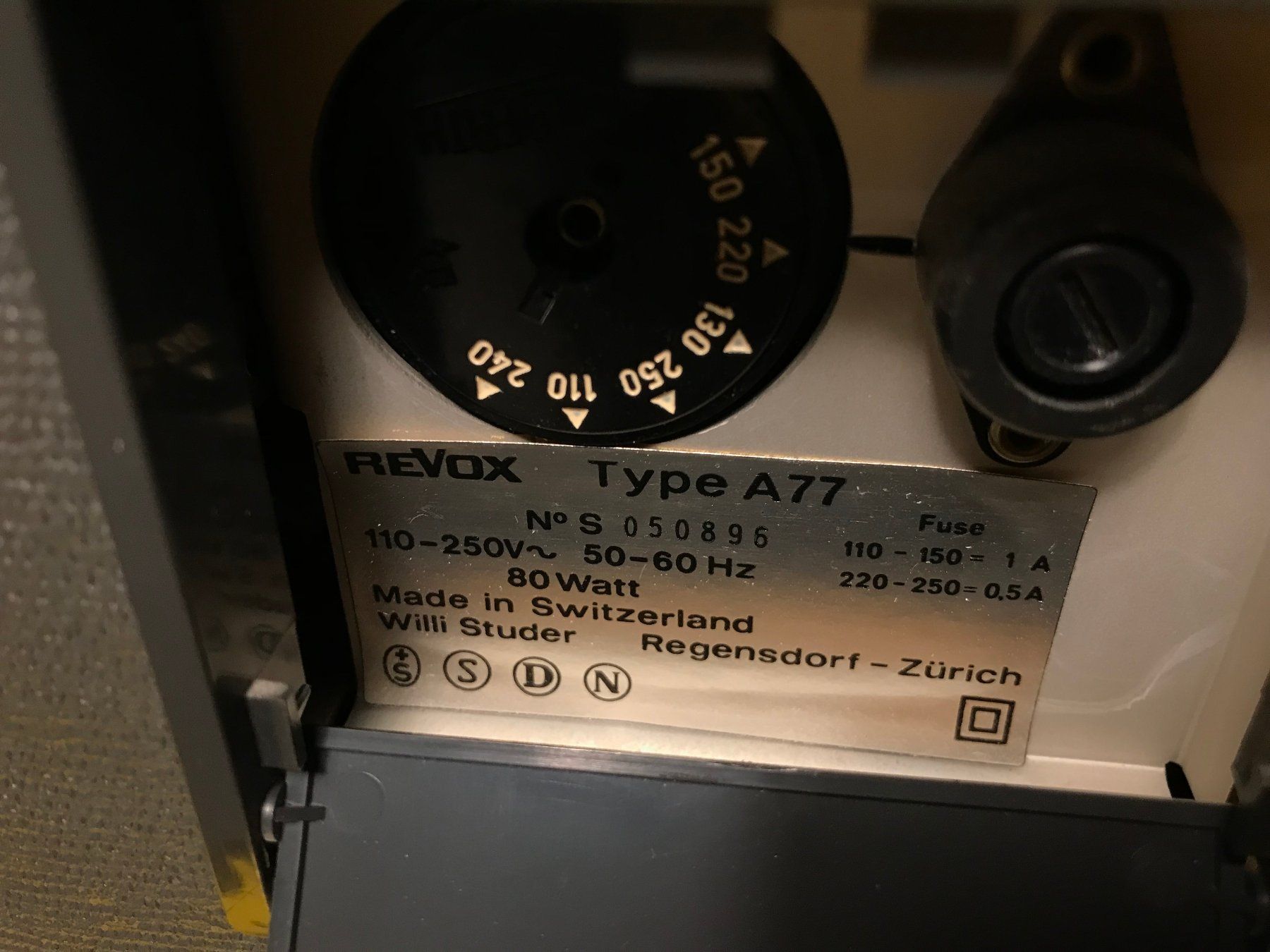 Revox Apparecchi a nastro: Revox A77 MKIII, tragbares Koffergerät – Usato da Zürich venduto da 123kauf 9