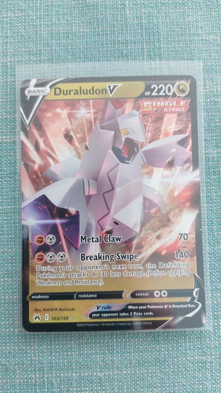 Pokémon Carte collezionabili: Duraludon V Crown Zenith – Nuovo (secondo la descrizione) da Bellinzona venduto da Pagur