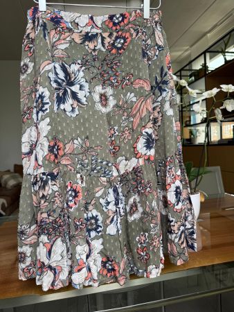 Rock Maxi Skirt Viskose Gr. M-L 38-40 NEU Part Two