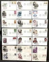 USA 1959 - 1998 - 21 Illustrierte FDC Persönlichkeiten 1