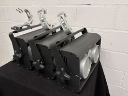 3 Blinder, 2flamig, Flash 2000L, 650w