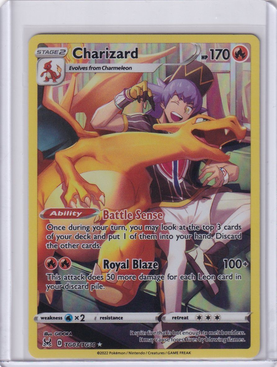 Pokémon Sammelbilder & Trading cards: Pokémon - Charizard (LOR TG03) – Gebraucht aus Cortaillod von CelestiumCards