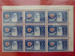 1928, J48.1.09 mit ABART: farblose Linie, +250.- (Kat)
