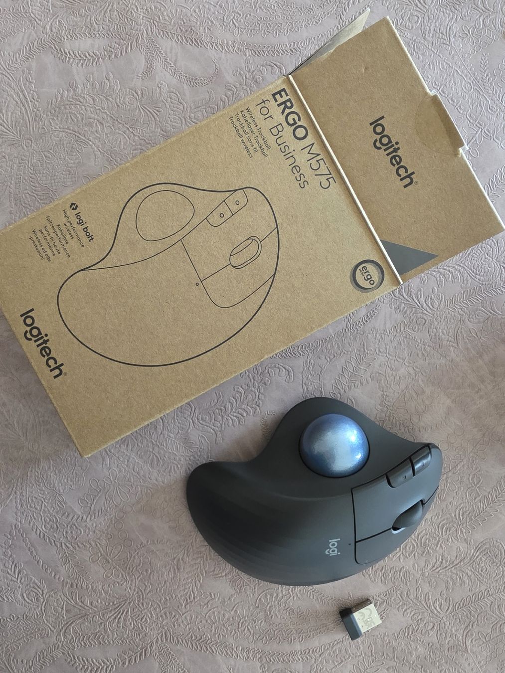 Logitech Maus: Logitech ERGO M575 Wireless Trackball – Neu (gemäss Beschreibung) aus Goldach von Cooky2011