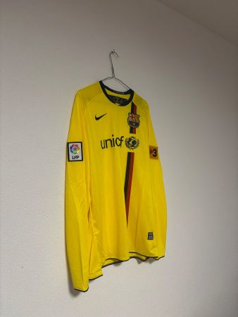 💛 Maillot Lionel Messi #19 – FC Barcelone 2008/09 – Nike