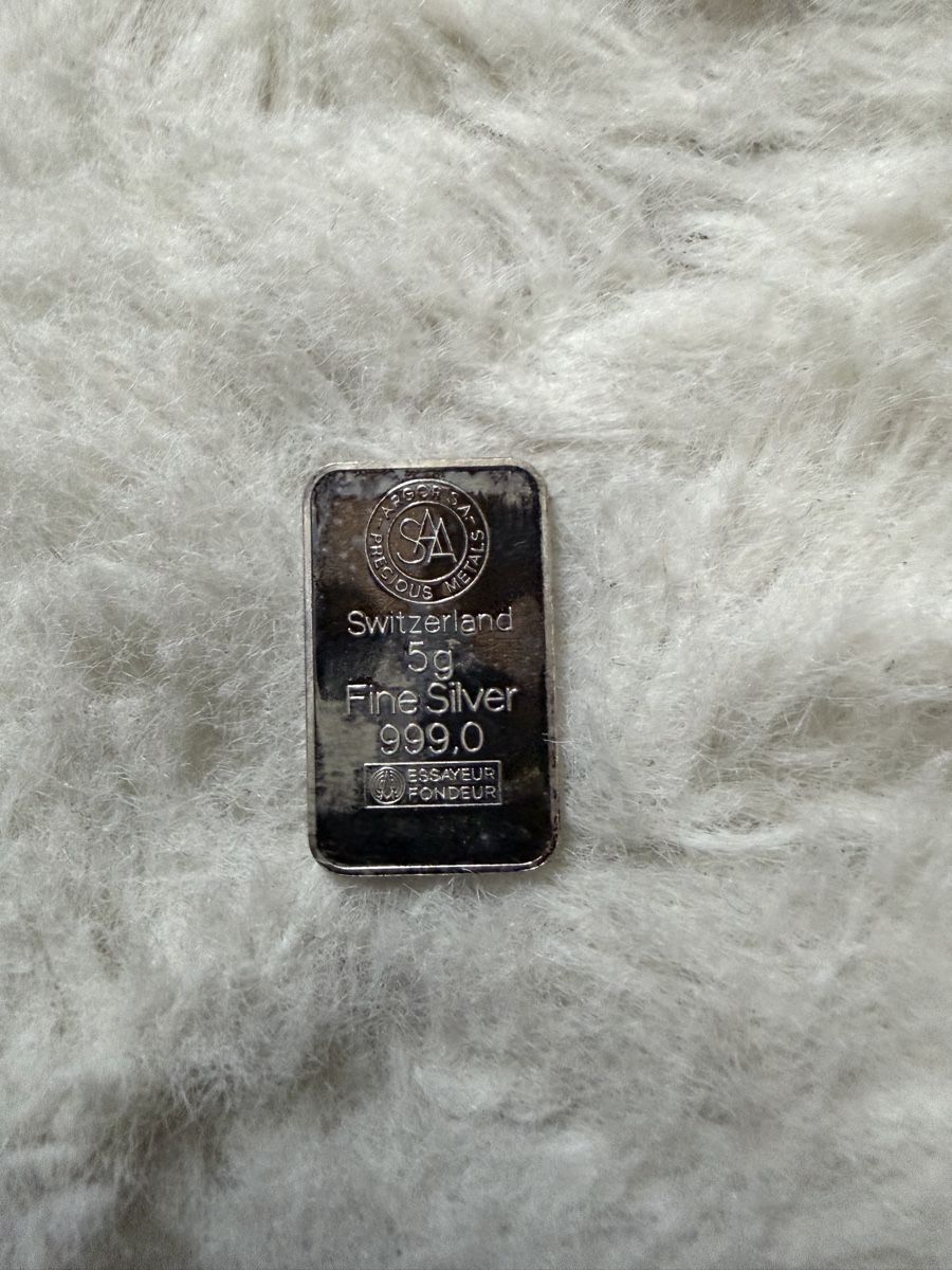 Metalli preziosi: 5 Gr. Silberbärreli Fine Silver – Usato da Zug venduto da specki5 1